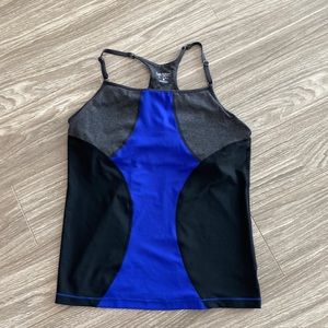 Supportive racer back athletic tank